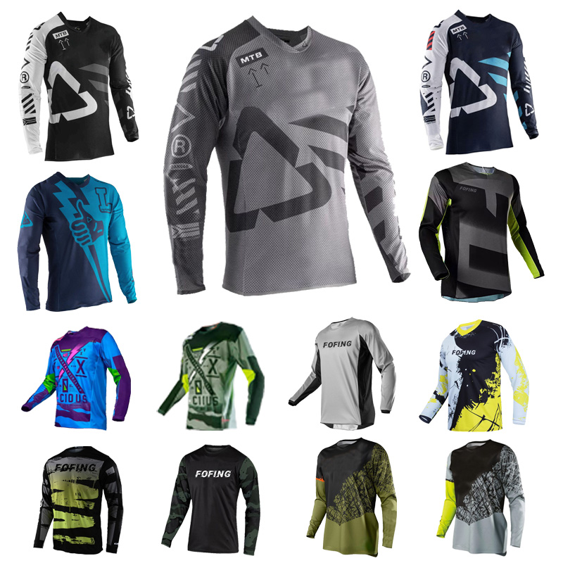 Mountain Biking Games - เสื้อผ้าสำหรับขี่มอเตอร์ครอส จักรยานเสือภูเขา เสื้อเจอร์ซีย์สำหรับปั่นจักรยานลงเขา สำหรับผู้หญิงและผู้ชาย เสื้อเจอร์ซีย์ปั่นจักรยานเสือภูเขา เสื้อ