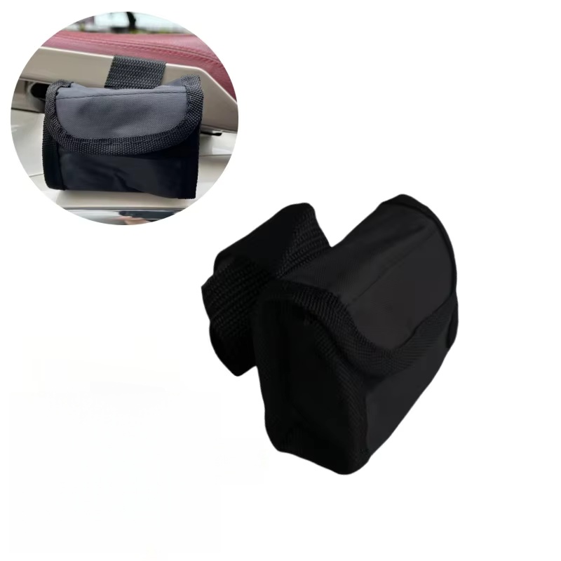 Mountain Biking Bag - กระเป๋าล็อคกันขโมยสำหรับมอเตอร์ไซค์สีดำ กระเป๋าอ็อกซ์ฟอร์ดแบบถอดได้ พร้อมกุญแจสำหรับสกู๊ตเตอร์ จักรยานเสือภูเขา กระเป๋าเปลี่ยนล็อคพร้อมสัญญาณกันขโมย