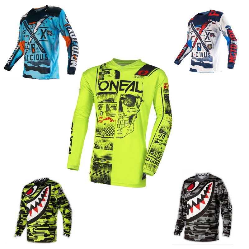 Mountain Biking Games - เสื้อแข่ง MTB ดาวน์ฮิลล์ ออฟโรด มอเตอร์ครอส เอนดูโร่