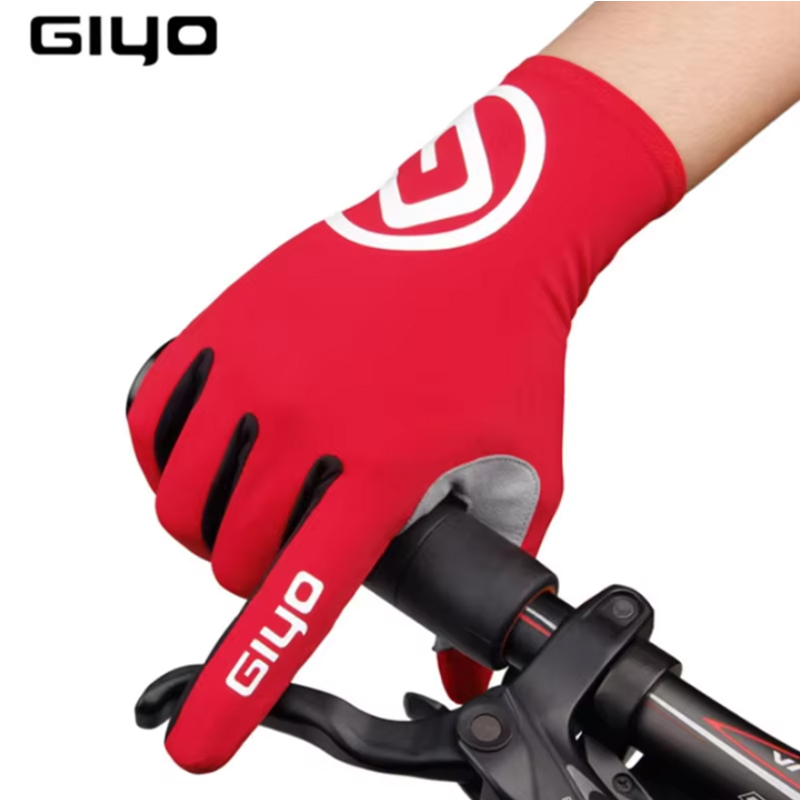 Mountain Biking Gloves Mens - GIYO หน้าจอสัมผัสยาวเต็มนิ้วครึ่งนิ้วเจลกีฬาขี่จักรยานถุงมือ MTB จักรยานขี่แข่งผู้หญิงผู้ชายถุงมือจักรยาน