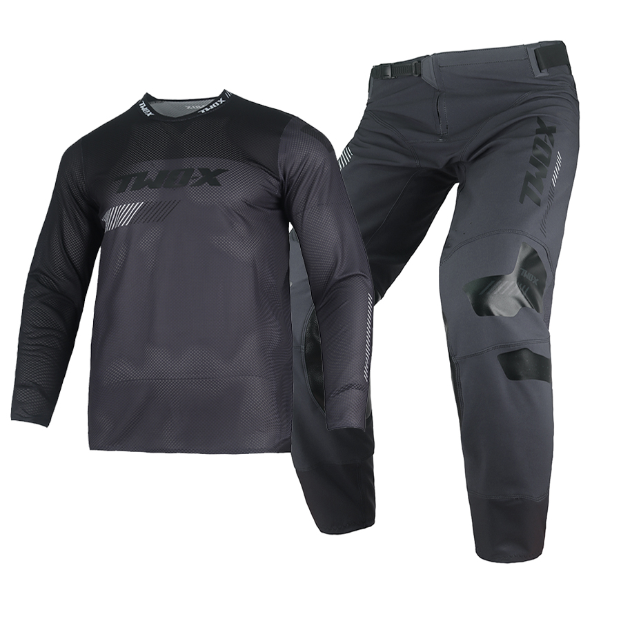 Mountain Biking Games - ชุดมอเตอร์ไซค์วิบาก Two-X Enduro ชุดอุปกรณ์มอเตอร์ครอส เสื้อเจอร์ซีย์และกางเกงสำหรับขับขี่ออฟโรด/วิบาก MX