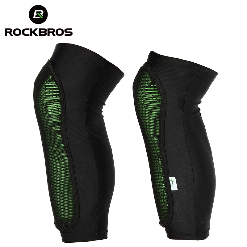 Mountain Biking Gear - ROCKBROS สนับเข่าสำหรับขี่จักรยาน MTB, สนับเข่าหุ้มขาสำหรับใส่ขี่จักรยานเดินป่าตั้งแคมป์ฟุตบอล