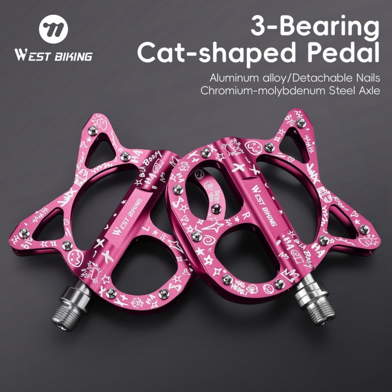 แป้นเหยียบจักรยาน WEST BIKING  - Pedal Platform Flat บทวิจารณ์และราคา