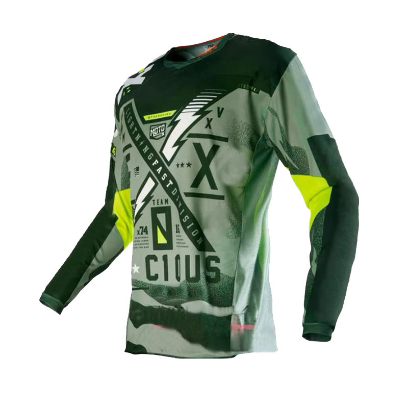 เสื้อเจอร์ซีย์มอเตอร์ครอสพิมพ์ - Mountain Biking Games บทวิจารณ์และราคา