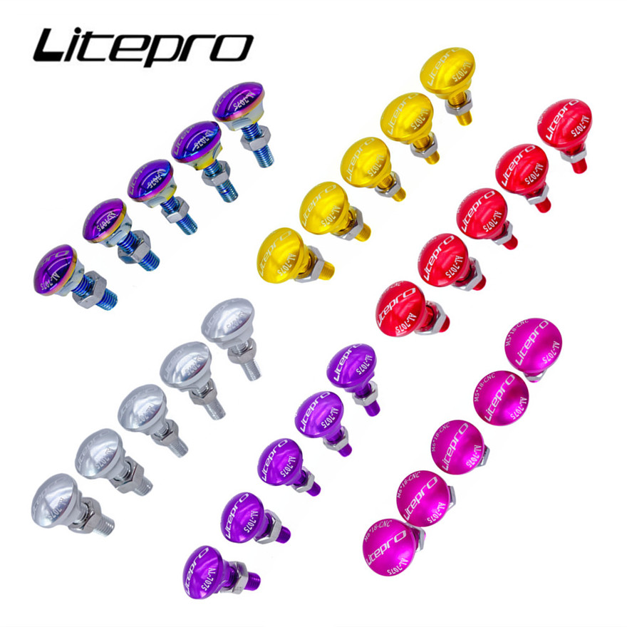 Litepro 5Pcs ล้อยึดสกรูอลูมิเน - Picture Of Mountain Biking บทวิจารณ์และราคา