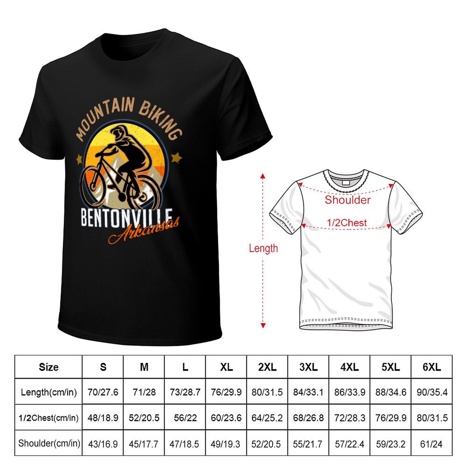 เสื้อยืดปั่นจักรยานภูเขาเบนตัน - Mountain Biking Arkansas บทวิจารณ์และราคา