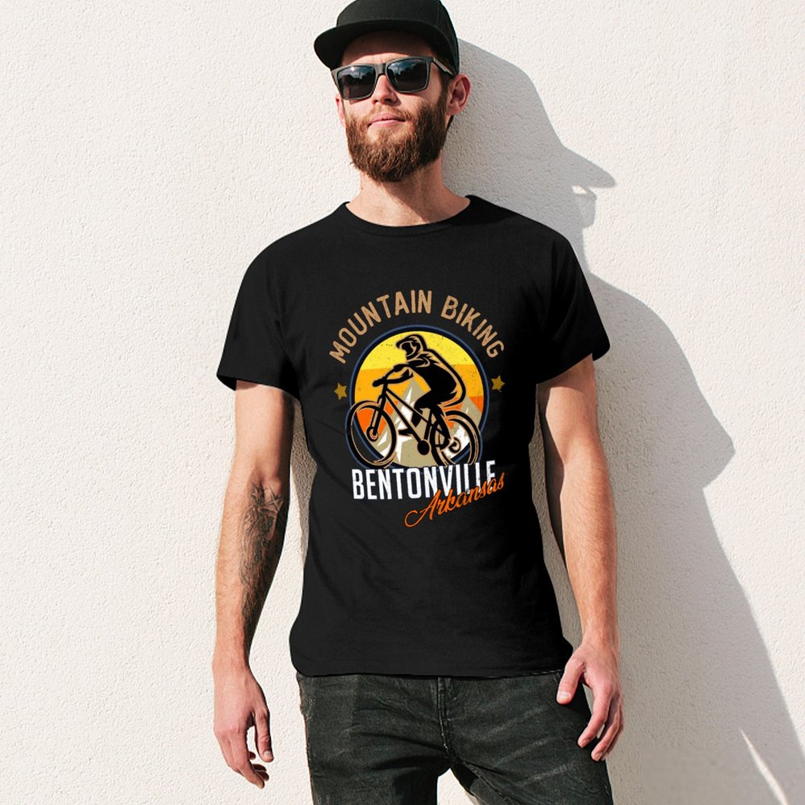 เสื้อยืดปั่นจักรยานภูเขาเบนตัน - Mountain Biking Arkansas บทวิจารณ์และราคา