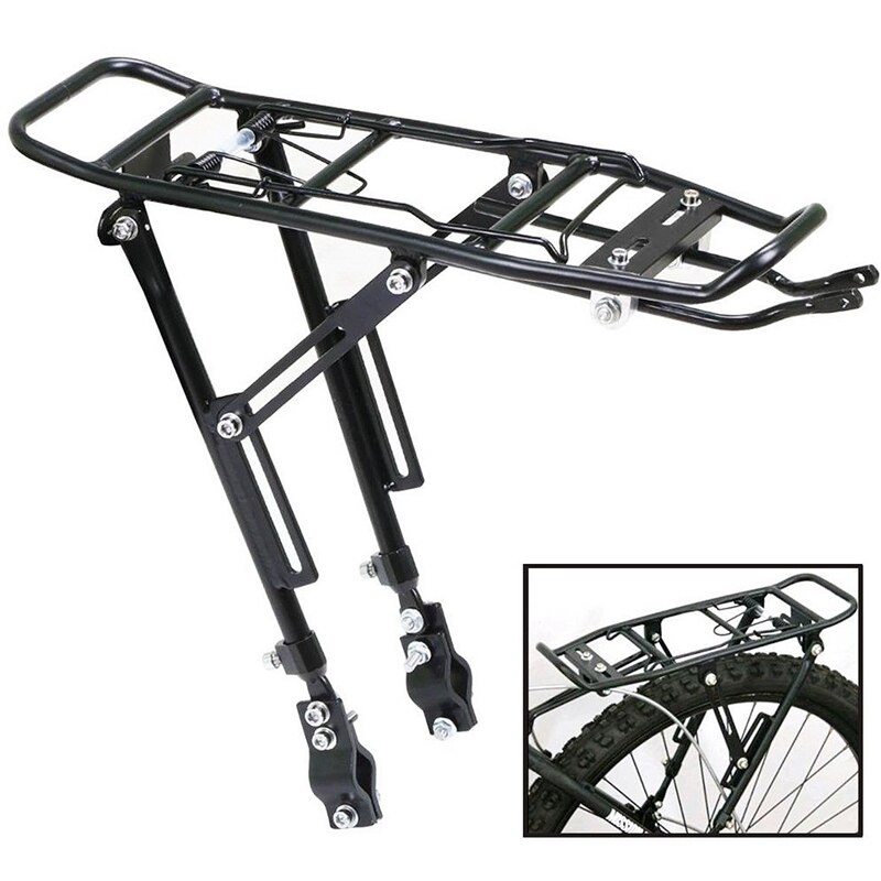 1PC Alloy ด้านหลังจักรยาน Rack - Mountain Biking Bag บทวิจารณ์และราคา