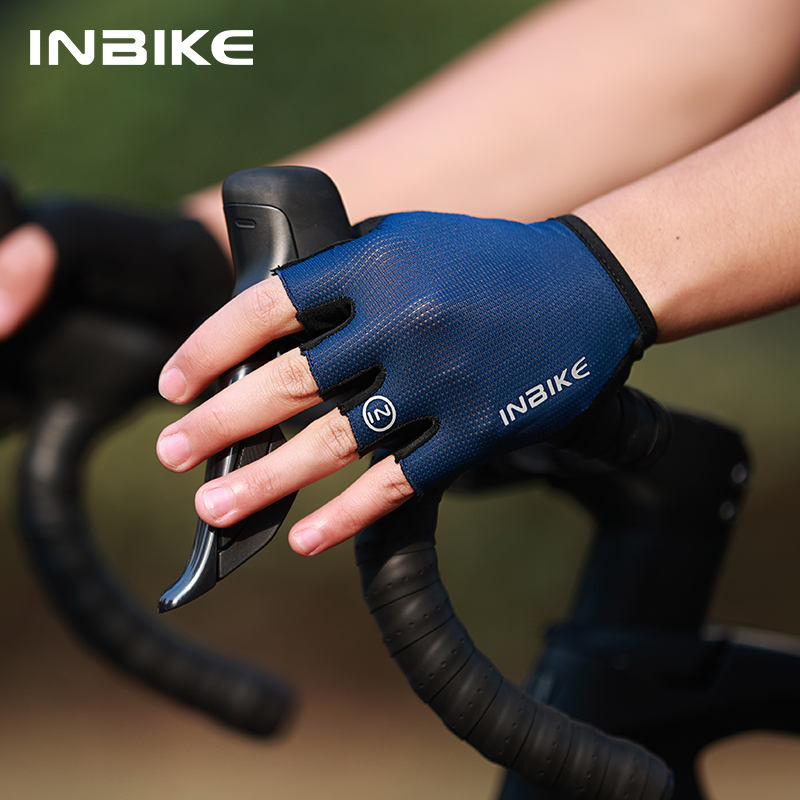 ถุงมือปั่นจักรยานแบบครึ่งนิ้ว  - Mountain Biking Gloves Mens บทวิจารณ์และราคา