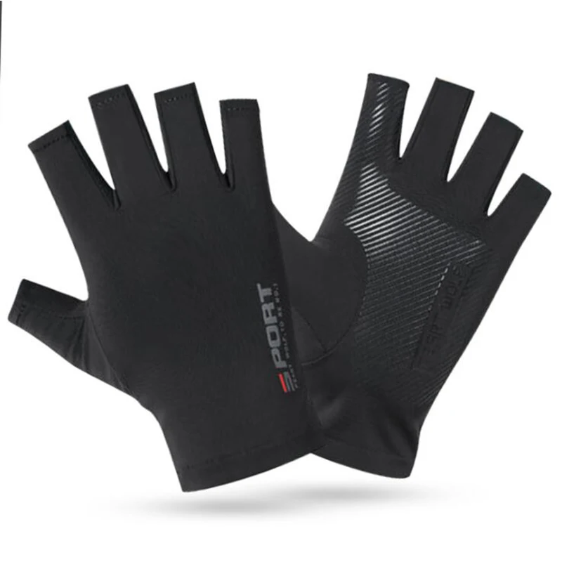 1 คู่ Half Finger ถุงมือขี่จัก - Mountain Biking Gloves Mens บทวิจารณ์และราคา