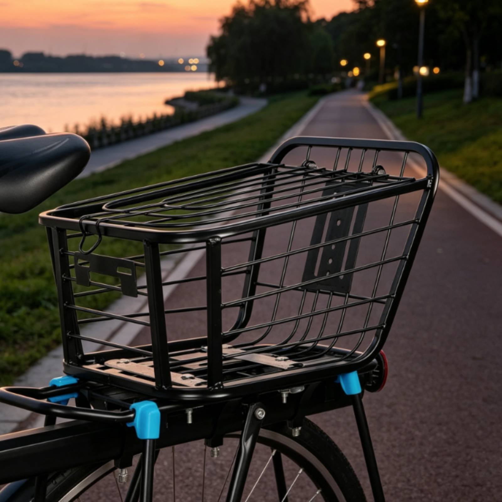 ตะกร้าจักรยานแบบพับได้ ตะกร้าห - Mountain Biking Gear บทวิจารณ์และราคา