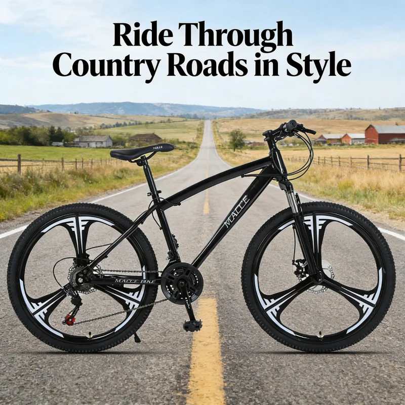 จักรยานเสือภูเขาสีดำขนาด 24 นิ - Mountain Biking Gear บทวิจารณ์และราคา